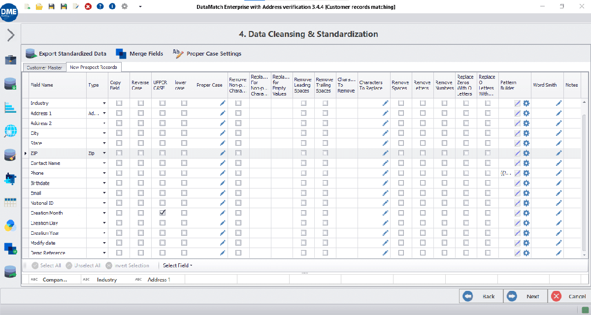 Data Ladder interface.